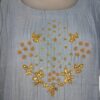 Bifa Brand Women's Top with Aari Design with Puff Sleeves
