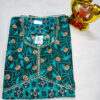 Cotton Aliya cut nighty for Women with round neck-XXL