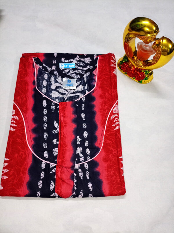 Cotton Nighty for Women with zip