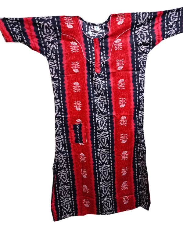 Cotton Nighty for Women with zip