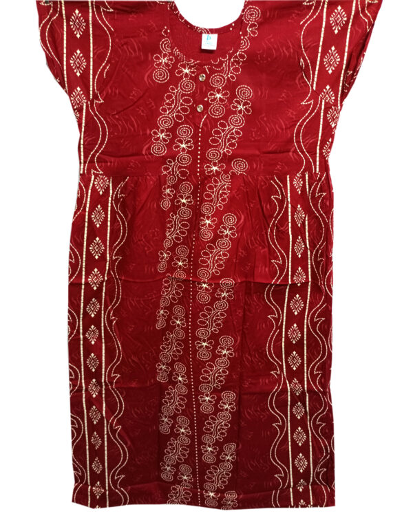 Premium Cotton Nighty for Women with zip-XL