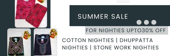 Summer Collection Cotton nighties for womens
