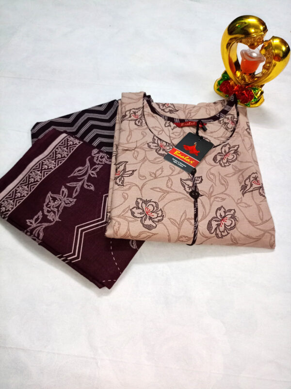 cotton chudi set with pattiyala pand and duppatta-L